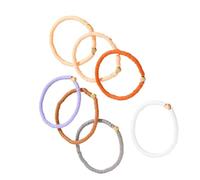 MALSSE Tobillera versátil con forma de corazón de arcilla suave, versátil y con cuentas en forma de corazón, cadena elástica de cerámica suave