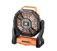 MALSSE Ventilador de camping multifuncional con gancho y textura de batería grande, adecuado para mejorar la circulación del aire, ventilador de refrigeración recargable para tienda de campaña