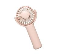 MALSSE Ventilador de refrigeración de mano, pequeño, 1200 mAh, mesa de textura ABS, adecuado para un fácil almacenamiento, refrigeración de mascotas, portátil