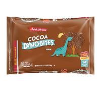 Malt-O-Meal Cocoa Dyno Bites Gluten Free Breakfast Cereal, Cereal de soplo de arroz crujiente, cereal grande para la familia, 25 oz Bolsa de cereal resealable