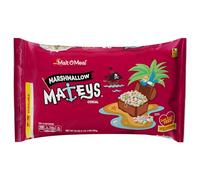 Malt-O-Meal Marshmallow Mateys - Granola de avena helada con puntas de malvavisco, cereales grandes para familia, 652 ml, bolsa de cereales resellable