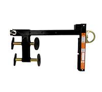 Malta Dynamics Reusable Parapet Anchor Clamp for Temporary Fall Arrest Anchorage, Fits Parapet Walls from 2.36” to 14.1” Thick, No Installation Tools Required, Black (1)