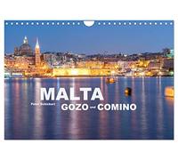 Malta - Gozo und Comino (Wandkalender 2026 DIN A4 quer), CALVENDO Monatskalender: Der sehenswerte kleine Inselstaat Malta mit den Inseln Gozo und Comino im Süden Europas.