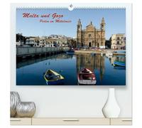 Malta und Gozo, Perlen im Mittelmeer (hochwertiger Premium Wandkalender 2026 DIN A2 quer), Kunstdruck in Hochglanz: Bilder einer Reise nach Malta und Gozo