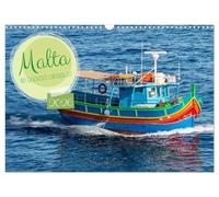 Malta - Wo Geschichte lebendig ist (Wandkalender 2026 DIN A3 quer), CALVENDO Monatskalender: Der Kalender fängt mit seinen atemberaubenden Aufnahmen ... Maltas mit seinen historischen Stätten ein.