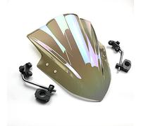 MALTAY Deflector Cupula Moto Soporte Ajustable para Parabrisas De Motocicleta para Yamaha MT125 FZ1 FZ6 FZ8 para MT-01 para MT03 para MT07 para MT09 Parabrisas Motocicleta (Color : Lridium A)