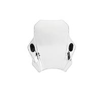 MALTAY Deflectores de viento para motocicleta para parabrisas universales, lentes ahumados, deflectores para parabrisas de motocicleta (color: gris claro)