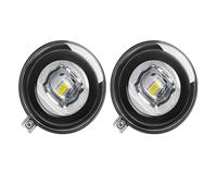 MALTAY Faro Antiniebla 2 X Para Jeep Para Grand Para Cherokee 2005-2010 Conjunto Faros Antiniebla LED Tipo Ojo Ángel DRL H10(Blanco)