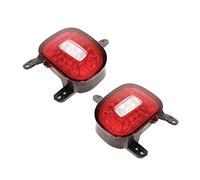 MALTAY Faro Antiniebla Luces Reflectoras LED Rojas Blancas Parachoques Trasero Para Jeep Para Renegade 2015-2022 Antiniebla Marcha Atrás(Red Lens)