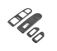 MALTAY Interiores para VW para Golf 6 MK6 2010 2011 2012 2013 ABS Textura Fibra Carbono Puerta Ventana Elevador Control Interruptor Panel Cubierta Embellecedor Protector Molduras Interiores