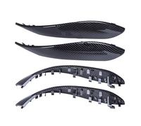 MALTAY Para Serie 3 4 F30 F31 F32 F33 F34 F35 F36 F80 F82 F83 Embellecedor Tirador Panel Interior Puerta Coche Cubierta Manija Puxadores Porta Interior Automóvel(Carbon Fiber 4Pcs 2R+2L)