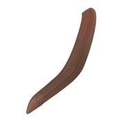 MALTAY Para X5 X6 F15 F16 2014-2018 LHD RHD Manija Puerta Interior Mejorada Cubierta Exterior Cuero Puxadores Porta Interior Automóvel(Left Red brown)