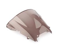 MALTAY Parabrisas Motocicleta carenado Parabrisas Doble Burbuja Motocicleta para YZF-R6 1998-2002 Parabrisas ABS A Prueba Viento para Yamaha para YZF R6 600 1998 1999 2000 2001 2002 (Color : Tan)