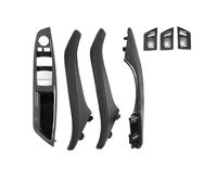 MALTAY Tirador Puerta Interior Para Serie 5 F10 F11 520i 523i 525i 528i 535i Con Volante Izquierda Derecha Puxadores Porta Interior Automóvel(RHD-black carbon)
