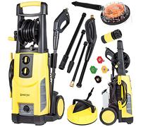 MalTec 5901924225294 Lavadora a Presión ML3.360 | Alta Presión 360 Bar | Turbo Lanca | Chorro Ajustable | Latón | Motor de inducción | Espuma | Patio | Manguera de 5 m