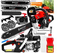 MalTec Motosierra De Gasolina 5,7CV Gran Conjunto, Fuerte, Sierra