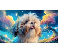 Maltés 1000 Piezas Juego desafiante Puzzle para Adultos Papel Reciclado Juego Familiar Divertido & desafiante Idea 38x52cm/1000pcs