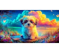 Maltés Papel Reciclado Puzzle 1000 Piezas Juegos educativos Juego Familiar Divertido & desafiante Idea Adultos y niños 70x50cm/1000pcs