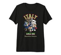 Maltés Perra Cane Corso Pareja Taza Café Italia Bandera Camiseta Premium