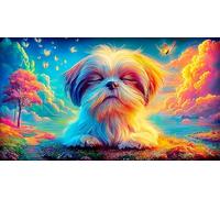 Maltés Puzzle 1000 Piezas Juego Familiar Divertido & desafiante Juego para Toda la Familia Regalo para Mujeres y Hombres 38x26cm/1000pcs