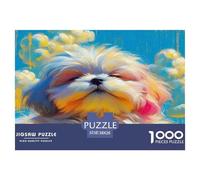 Maltés Puzzle Classici Da 1000 Pezzi Gioco EduGatoivo Puzzle Decorativo Domestico Cartone 100% Riciclato Regalo per Famiglia E Adulti 38x26cm/1000pcs