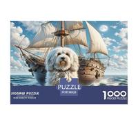 maltés Puzzles Imposible,desafío for Adults Entretenimiento Creativo 1000 Piezas Obra De Arte De Juego De para Adultos, Regalos A Partir De 14 Años 38x26cm/1000pcs