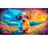 maltés Puzzles Imposible,desafío for Adults Juego Educativo 1000 Piezas Obra de Arte de Juego de para Adultos y Niños Mayores de 12 años 75x50cm/1000pcs