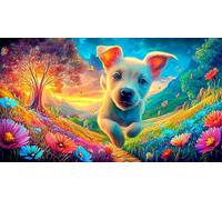 maltés Rompecabezas Imposible,desafío for Adults Juego Educativo 1000 Piezas Obra de Arte de Juego de para Adultos y niños 75x50cm/1000pcs