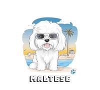 Maltese: College-Ruled Notebook for Dog Lovers - 100 Pages of Charm and Elegance Inspired by the Maltese Breed