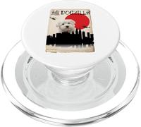 Maltese Dog Dogzilla PopSockets PopGrip para MagSafe