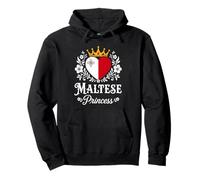 Maltese Princess Malta Flag Proud Maltese Girl Sudadera con Capucha