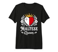 Maltese Queen Malta Flag Proud Maltese Woman Camiseta Premium