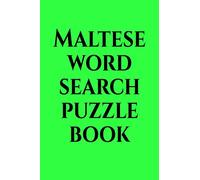 Maltese word search puzzle book