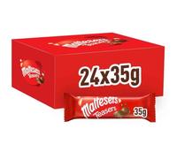Maltesers, barritas de chocolate de con leche, chocolatinas (pack de 24 x 35g)