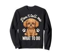 Maltipoo Amante Cachorro Amante No Dile Dueño Del Perro Maltipoo Sudadera