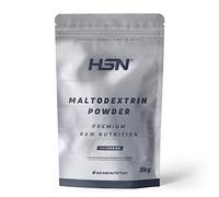 Maltodextrina de HSN | Carbohidrato de Alto Índice Glucémico, Ideal para la Carga de Carbohidratos, Combinar con Batidos de Proteína Post-Entreno, Vegano, Sin Gluten, Sin Lactosa, Sin Sabor, 3Kg