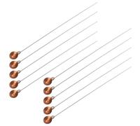 MALUGOGO 10 Cucharas de Combustión Química Profesionales de Cobre y Hierro para Experimentos, Resistentes y Fáciles de Operar en Botellas de Medicina