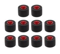 MALUGOGO 10 Rodillos de Presión para Cinta de Casete en Plástico y Goma, Prácticos y Portátiles para Reparación de Grabadoras de Audio y Coche