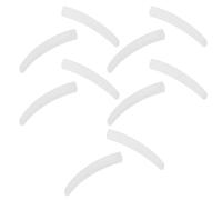 MALUGOGO 10 Unidades Cubiertas de Goma Antideslizantes de Color Blanco para Garras de Máquinas Recreativas Ajuste Preciso E Ideales para Máquinas Expendedoras y Juegos de Arcade