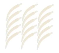 MALUGOGO 100 dijes de diente de elefante con aspecto de marfil con cabeza de resina sostenible para hacer joyas, pulseras, accesorios, cuentas sueltas para manualidades y decoración del hogar