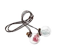 MALUGOGO 2 colgantes de cristal para colgar en botella de perfume con diseño de hortensias, adorno decorativo colgante de arte moderno, adecuado para uso en oficina y gabinete, aceite esencial de