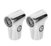 MALUGOGO 2 conectores de esquina de acero inoxidable en forma de T para estantes con conexión fuerte y función fácil de conectar, adecuado para estantes de secado y estantes de invernadero