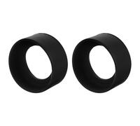 MALUGOGO 2 fundas oculares de goma para microscopio de 32-35 mm, protectores oculares para microscopios binoculares, accesorios protectores oculares para laboratorio y uso educativo