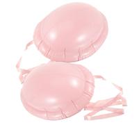 MALUGOGO 2 Piezas de Vientres Inflables de Pvc Rosa para Disfraz, Cómodos de Llevar Cordón, Perfectos para Fiestas y Espectáculos de Embarazo Falso