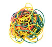 MALUGOGO 200 bandas de goma elásticas grandes y coloridas, resistentes y elásticas, accesorios para oficina, escuela, manualidades