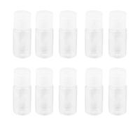 MALUGOGO 24 botellas de emulsión recargables de 10 ml, botellas de loción de plástico para mascotas con tapa abatible, cómodas de usar y fáciles de transportar para viajes y almacenamiento del cuidado