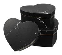 MALUGOGO 3 cajas de almacenamiento de dulces en forma de corazón con flexibilidad y excelente durabilidad para aniversarios y temas de festivales