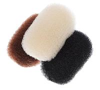 MALUGOGO 3 Clips de Aumento de Volumen para Cabello, Insertos Invisibles de Nylon y Acero Manganeso, Pinzas para Peinar Raíces, Accesorios para Peinados de Boda y Uso Diario en Negro,