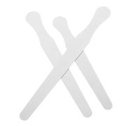 MALUGOGO 3 Piezas Depresor Lingual de Acero Inoxidable Blanco Superficie Lisa y Resistencia Corrosión para Pacientes Dentales y Ortodónticos en Consultas Médicas
