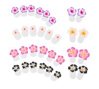 MALUGOGO 32 separadores de dedos de silicona coloridos para procesos de pedicura y arte de uñas, espaciadores de silicona suave reutilizables para ayudar con callos, ampollas, callos y superposición